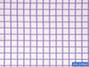 D2-33965 Purple Check  On White Chessboard Shirting Fabric