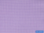 D2-33971 White And Purple Houndstooth Shirting Fabric