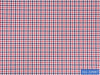 D2-33987 White, Red And Dark Blue Check Shirting Fabric