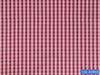 D2-33992 Red And Grey Check Shirting Fabric