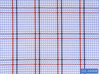 D2-34008 Blue, Navy And Red Check Shirting Fabric