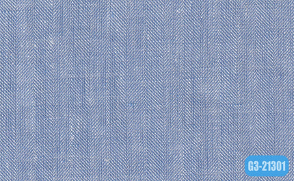 LH255-3/G3-21301 Baby Blue Herringbone Suit Fabric