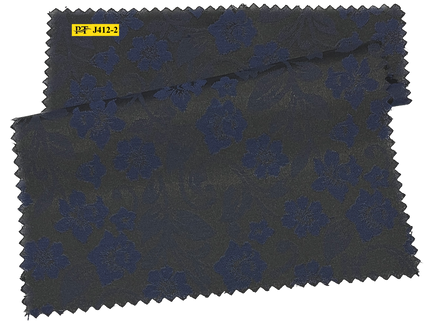 J412-2/P2-22048 Navy Blue Jacquard Suit Fabric