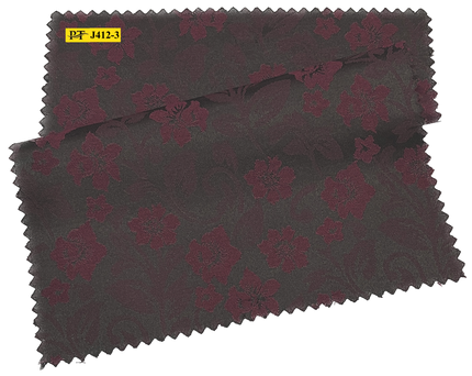 J412-3/P2-22049 Burgundy Jacquard Suit Fabric