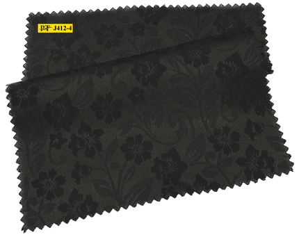 J412-4/P2-22050 Black Jacquard Suit Fabric