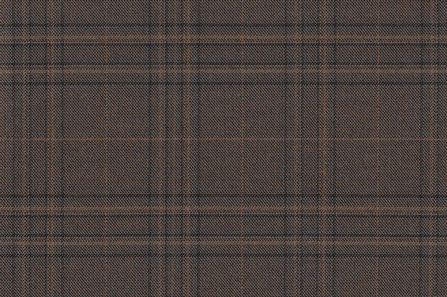 JT-2195001/G1-22967 Copper With Black Check Vest Fabric