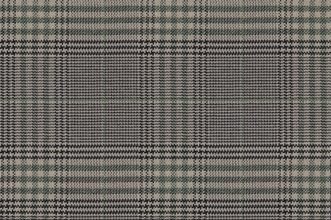 JT-2195011/G1-22976 Tan & Green Houndstooth Check Pants Fabric