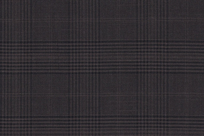 JT-2195027/G1-22992 Brown With Navy Check Suit Fabric