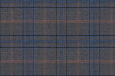 JT-2195033/G1-22998 Grey With Copper & Navy Check Suit Fabric