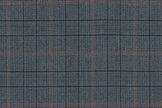 JT-2195035/G1-23000 Teal With Green & Copper Check Suit Fabric