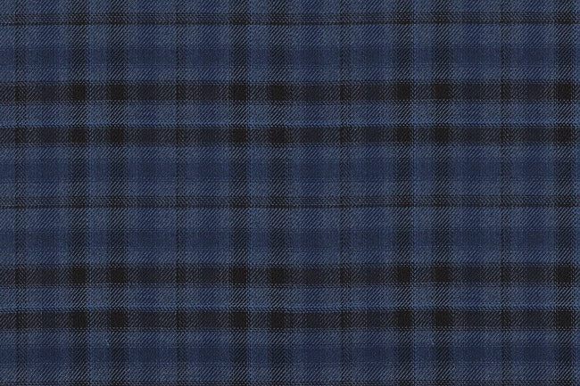 JT-2195038/G1-23003 Blue & Brown Check Vest Fabric