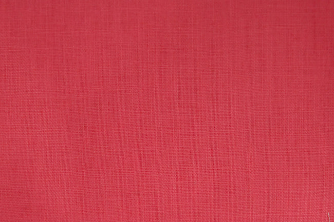 LN/9/M2-21435 Bright Pink Linen Plain Suit Fabric