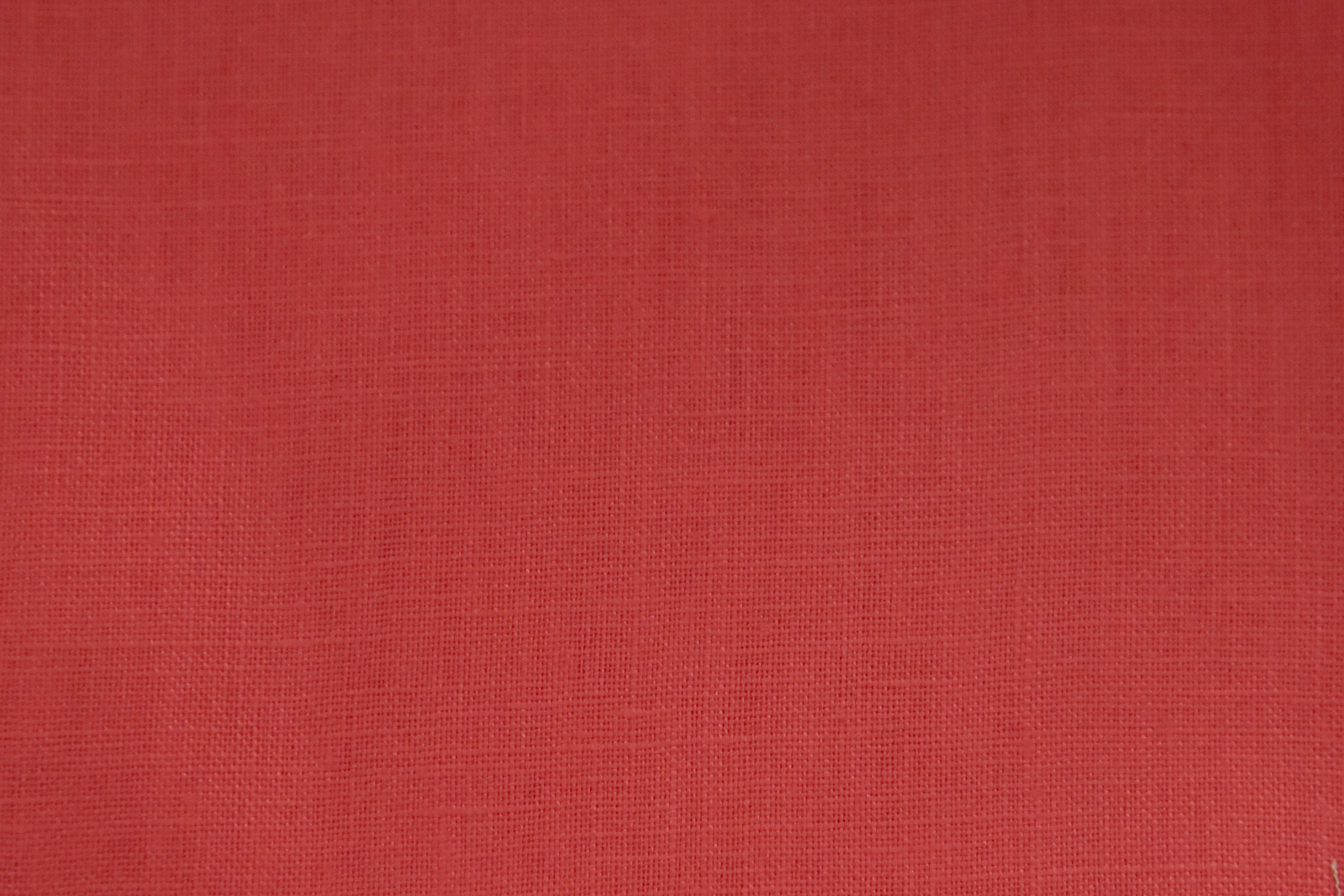 LN/10/M2-21436 Candy Red Linen Plain Suit Fabric