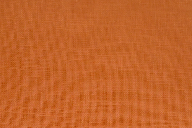 LN/11/M2-21437 Orange Linen Plain Suit Fabric