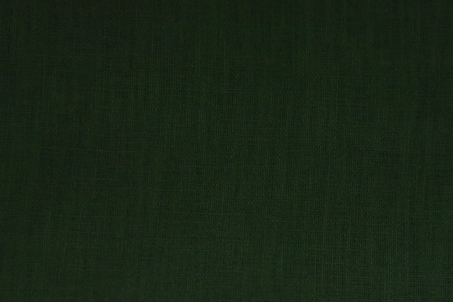 LN/18/M2-21444 Hunter Green Linen Plain Suit Fabric