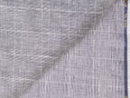 LTL 43/T3-23152 Slate Grey With White Check Linen Suit Fabric