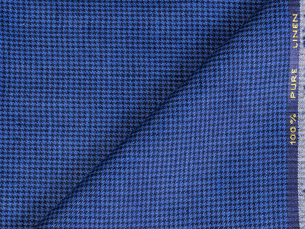 LTL 29/T3-23193 Powder Blue Herringbone Linen Suit Fabric