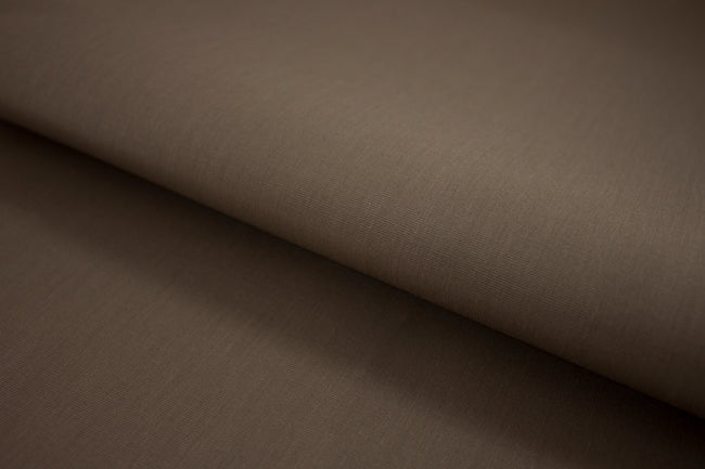 P-687/5865 Fine Cotton Textured Camel Brown Shirting Fabric