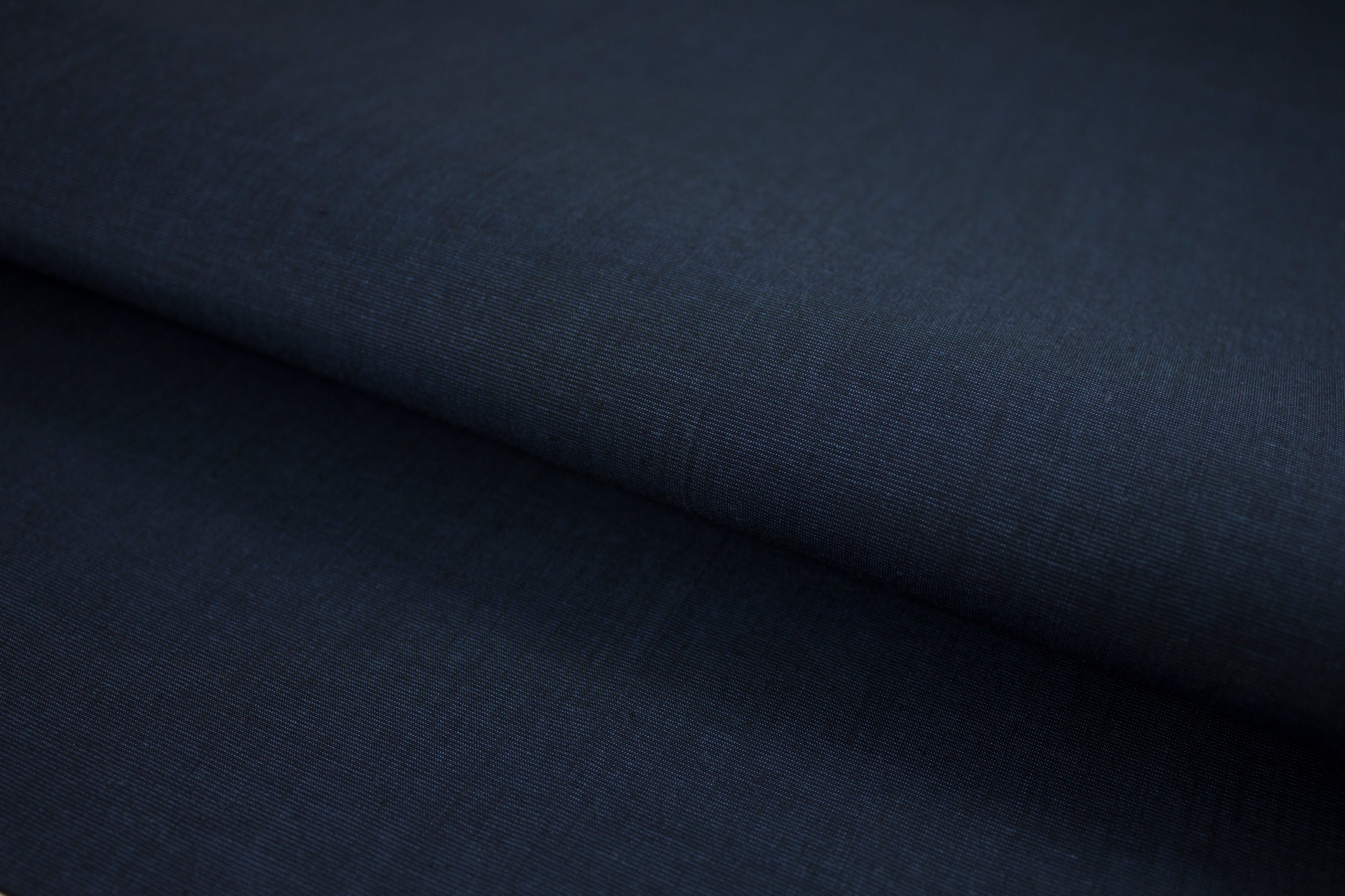 P-697/5685 Fine Cotton Texture-Navy Blue Shirting Fabric