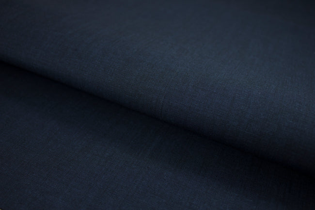 P-697/5685 Fine Cotton Texture-Navy Blue Shirting Fabric