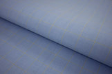 P-712/5874 Fine Cotton Blue With Yellow Checks Shirting Fabric