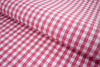 P-723/5885 Fine Cotton Folly Pink and White Checks Shirting Fabric