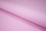 P-733/5895 Fine Cotton Pink and White Small Checks Shirting Fabric