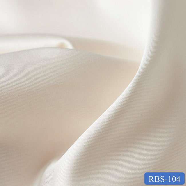 RBS 104 Yellow Plain Super Fine 2-ply Cotton Shirting Fabric