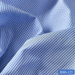 RBS 125 Blue Check Super Fine 2-ply Cotton Shirting Fabric