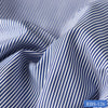 RBS 126 Blue Stripe Super Fine 2-ply Cotton Shirting Fabric