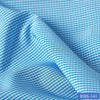 RBS 141 Blue Check Super Fine 2-ply Cotton Shirting Fabric