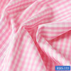 RBS 155 Pink Check Super Fine 2-ply Cotton Shirting Fabric