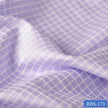 RBS 173 Purple Check Super Fine 2-ply Cotton Shirting Fabric