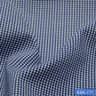 RBS 177 Blue Check Super Fine 2-ply Cotton Shirting Fabric