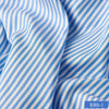 RBS 1 Light Blue Stripe Super Fine 2-ply Cotton Shirting Fabric