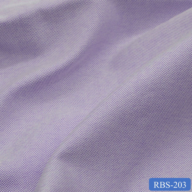 RBS 203 Purple Plain Super Fine 2-ply Cotton Shirting Fabric