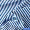 RBS 32 Blue Stripe Super Fine 2-ply Cotton Shirting Fabric