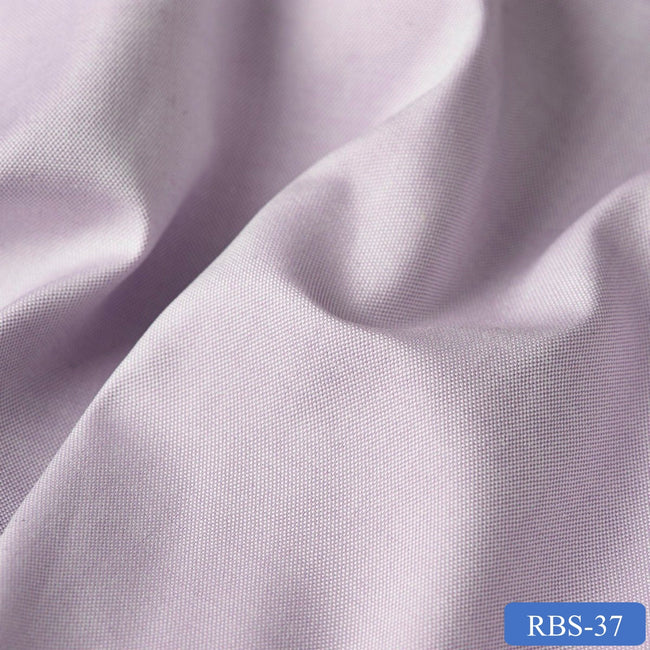 RBS 37 Purple Plain Super Fine 2-ply Cotton Shirting Fabric