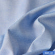 RBS 40 Blue Plain Super Fine 2-ply Cotton Shirting Fabric