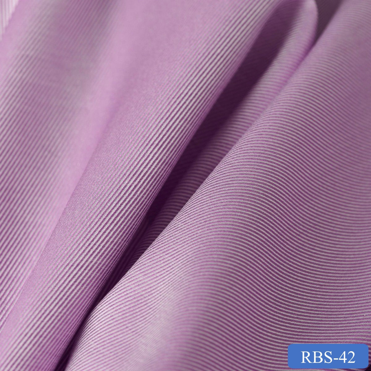 RBS 42 Purple Plain Super Fine 2-ply Cotton Shirting Fabric