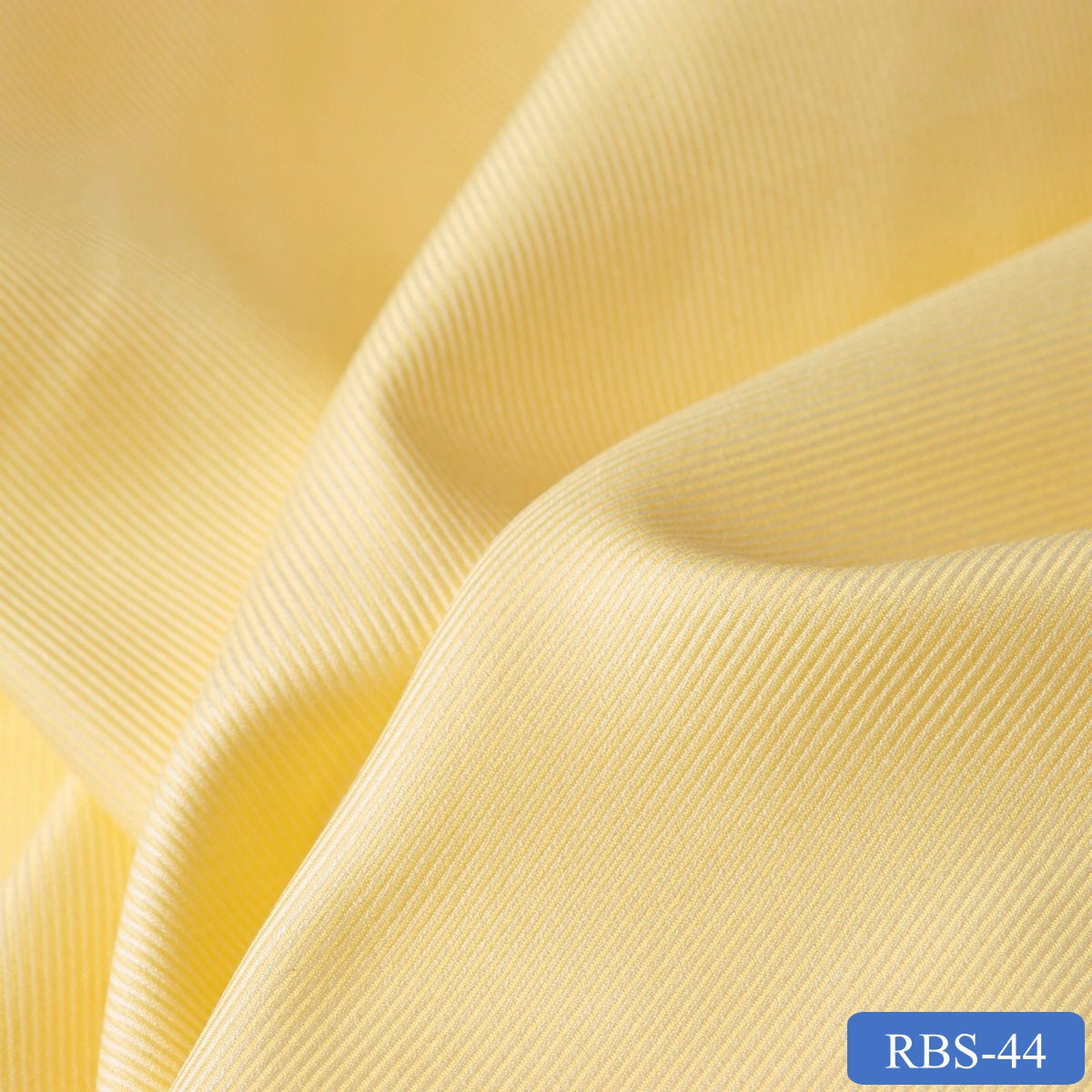 RBS 44 Yellow Plain Super Fine 2-ply Cotton Shirting Fabric