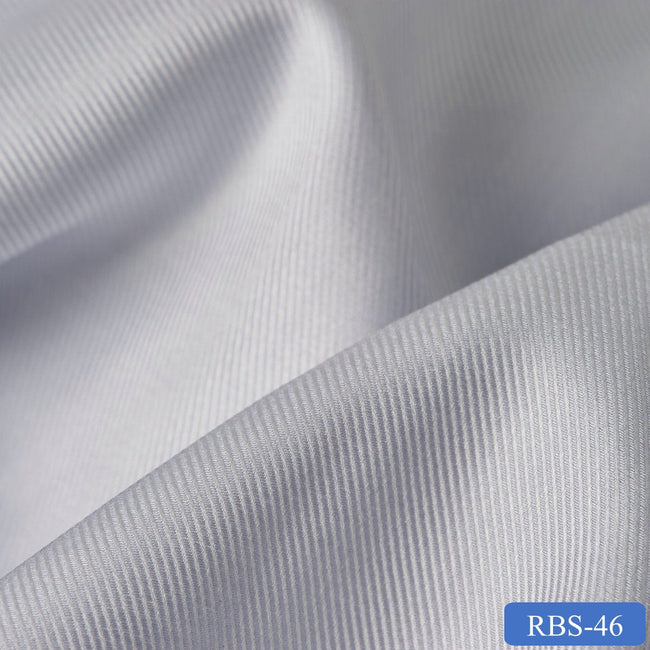 RBS 46 Grey Plain Super Fine 2-ply Cotton Shirting Fabric