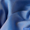 RBS 48 Blue Plain Super Fine 2-ply Cotton Shirting Fabric