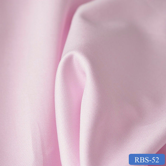 RBS 52 Pink Plain Super Fine 2-ply Cotton Shirting Fabric