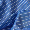 RBS 5 Blue Stripe Super Fine 2-ply Cotton Shirting Fabric