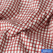 RBS 61 Red Check Super Fine 2-ply Cotton Shirting Fabric