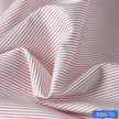 RBS 74 Red Stripe Super Fine 2-ply Cotton Shirting Fabric