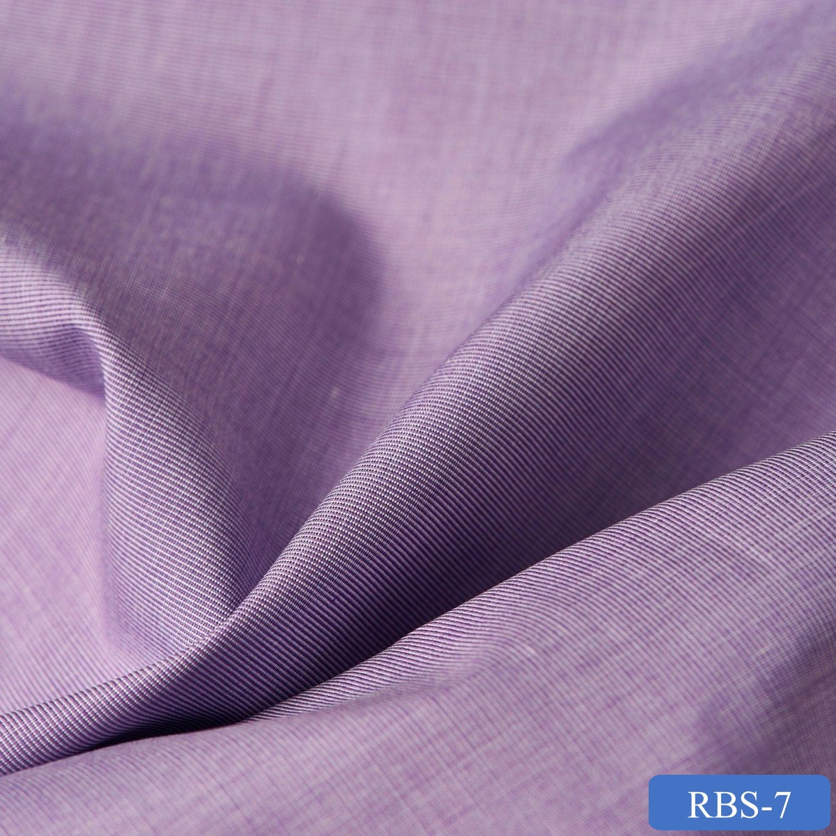 RBS 7 Purple Chambray Super Fine 2-ply Cotton Shirting Fabric