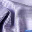 RBS 81 Purple Check Super Fine 2-ply Cotton Shirting Fabric