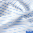 RBS 82 Blue Stripe Super Fine 2-ply Cotton Shirting Fabric